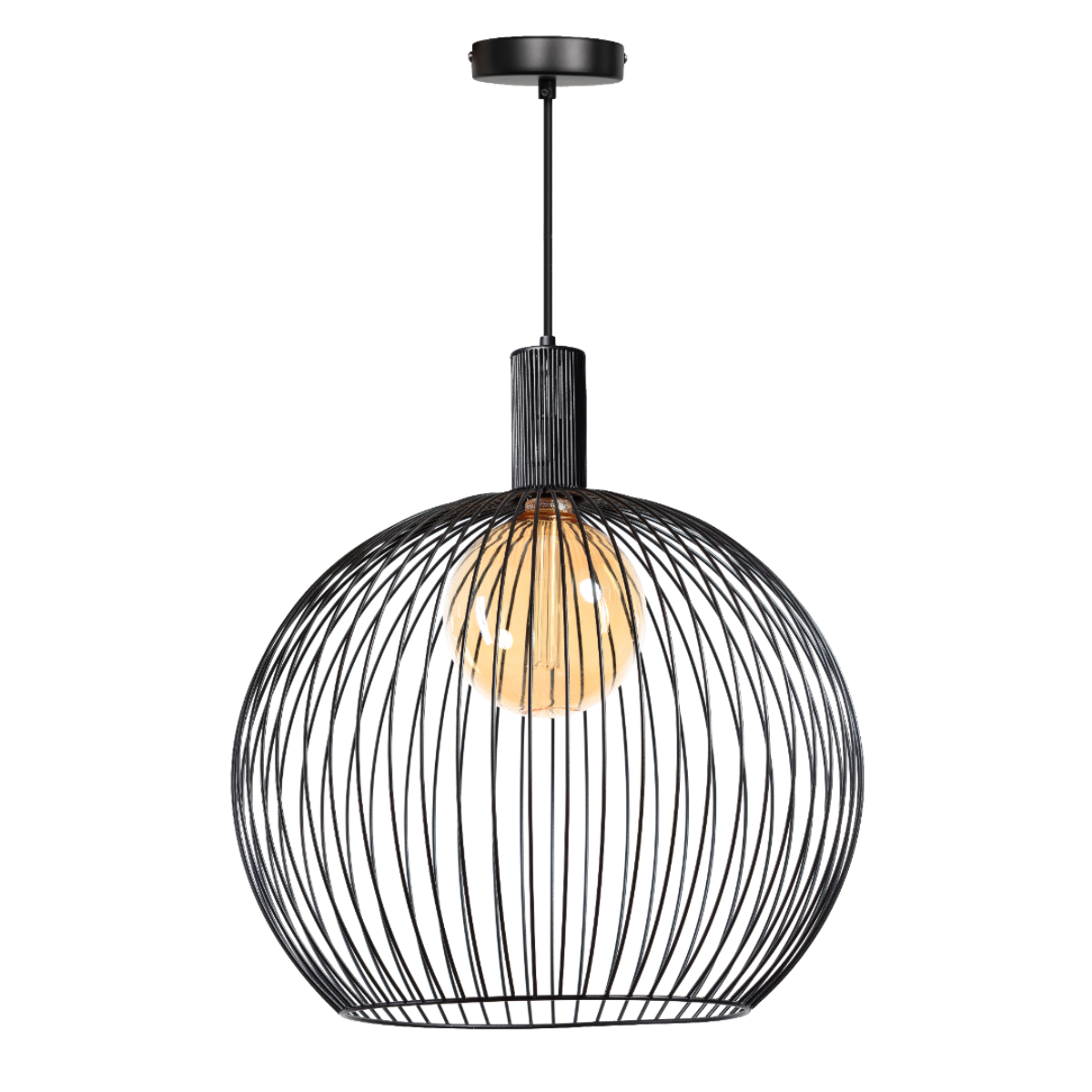 ETH Hanglamp Wire Zwart XL