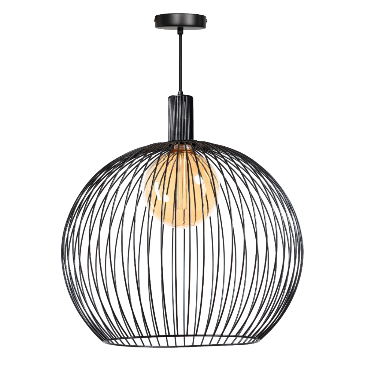 ETH Hanglamp Wire Zwart XXL