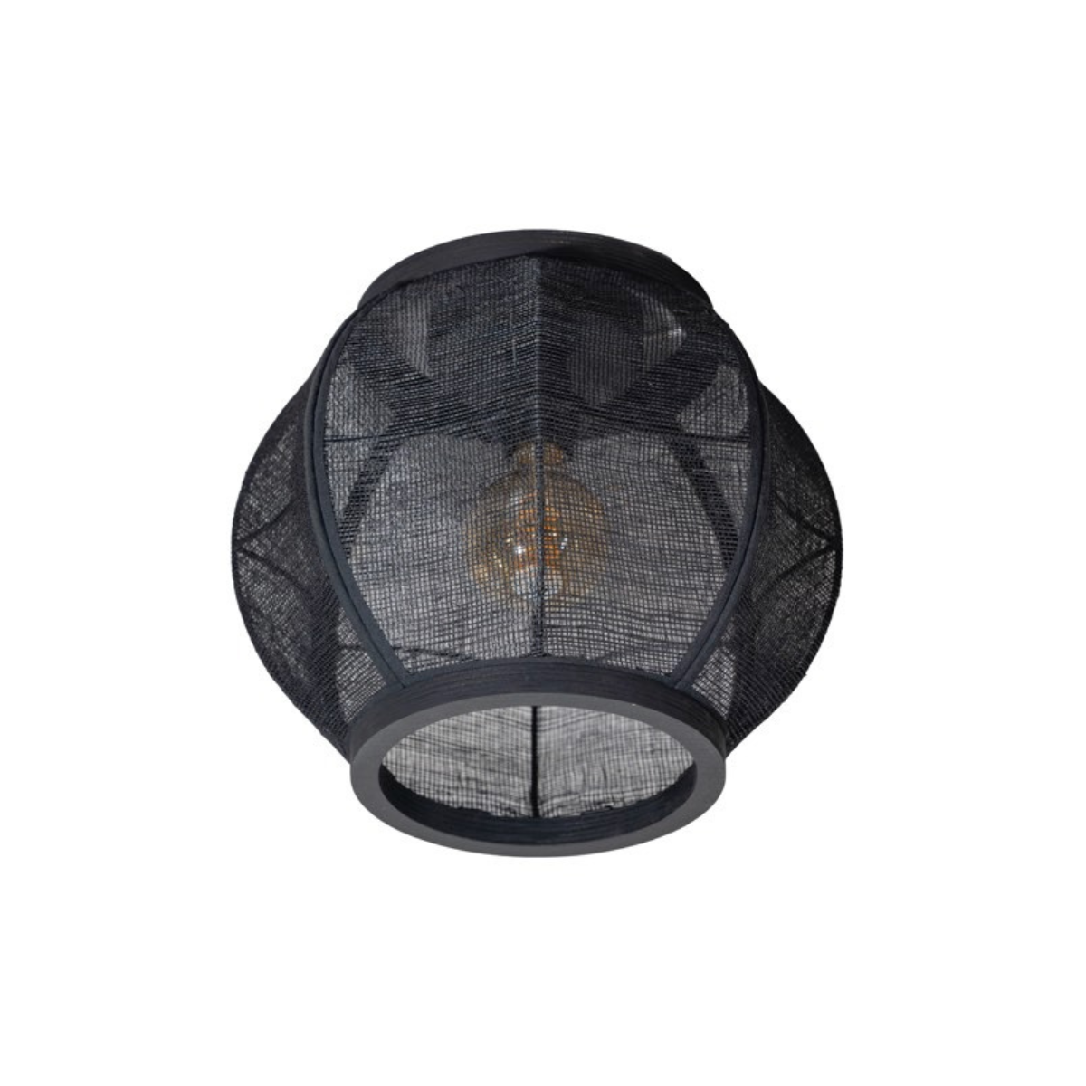 ETH Plafondlamp Fabric Zwart