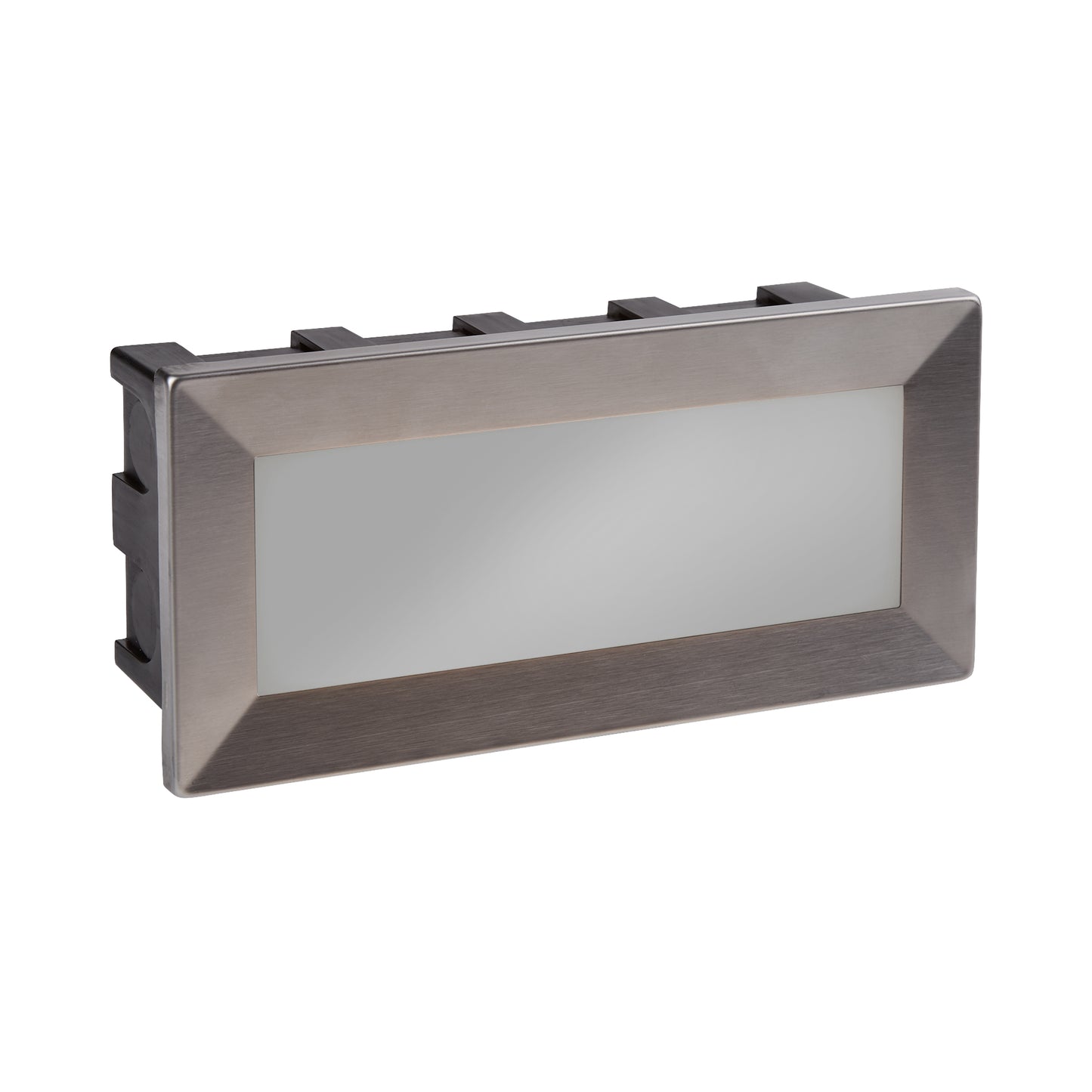 Searchlight Ankle Buiten Wandlamp Satin Zilver Metaal & Polycarbonate