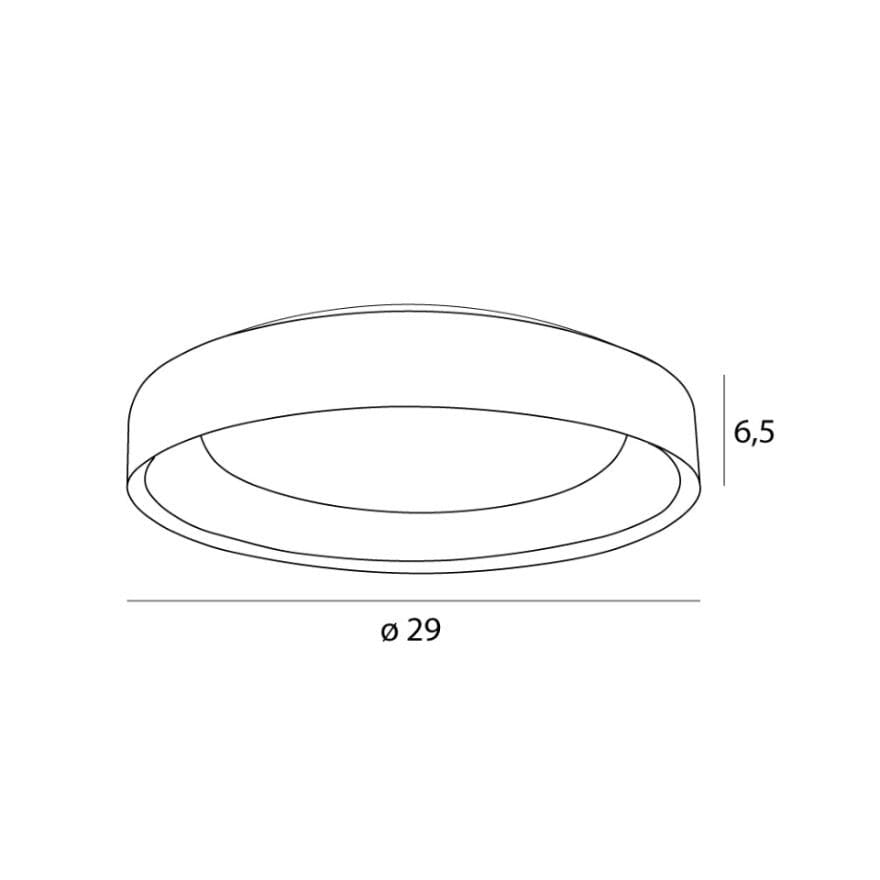 Maxlight C0235 Plafondlamp Tornafor 29 Cm