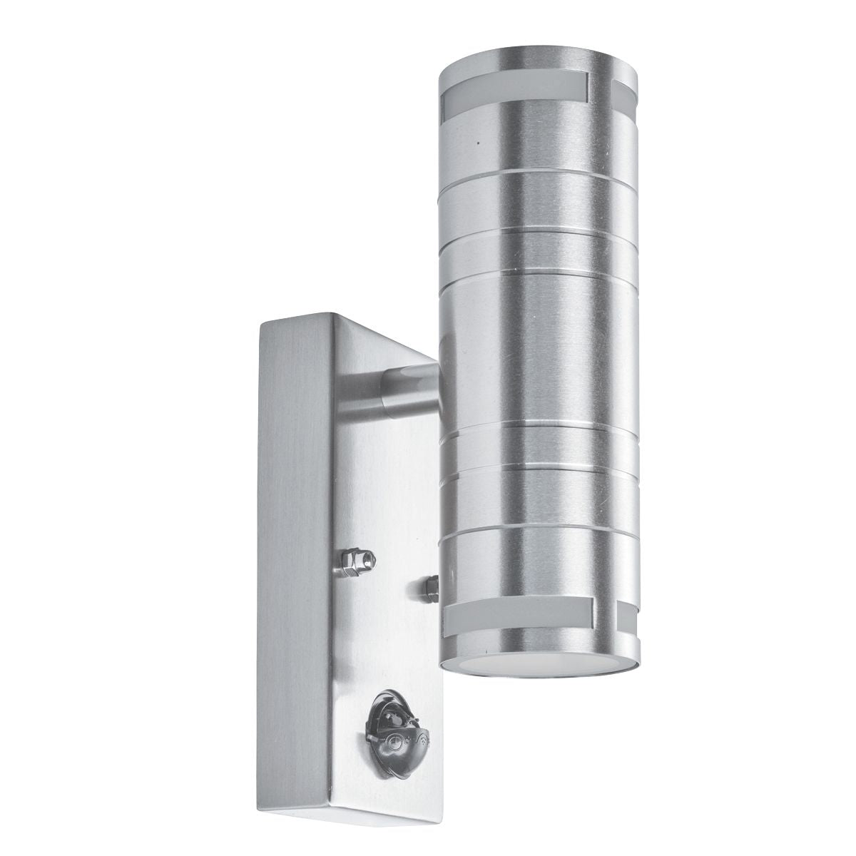Searchlight Metro Buiten Wandlamp Stainless Staal Metaal & Glas