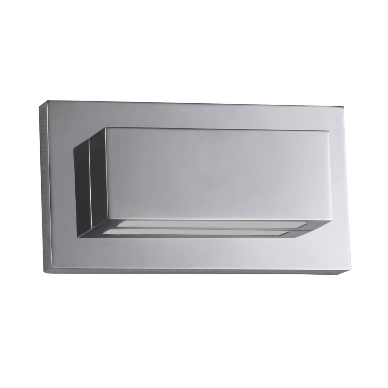 Searchlight Ledge LED Up/Downlight Wandlamp Chroom & Glas