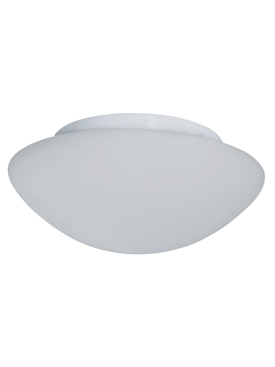 Searchlight Tokyo 2Lt Flush Wit Metaal & Opal Glas