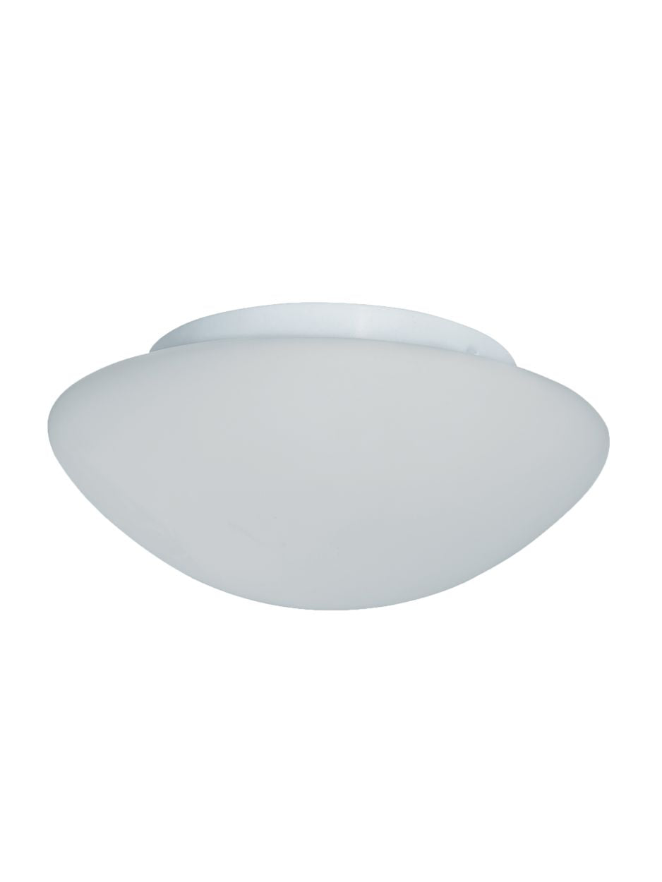 Searchlight Tokyo 3Lt Flush Wit Metaal & Opal Glas