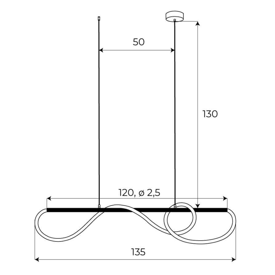 Maxlight P0512 Hanglamp Laguna