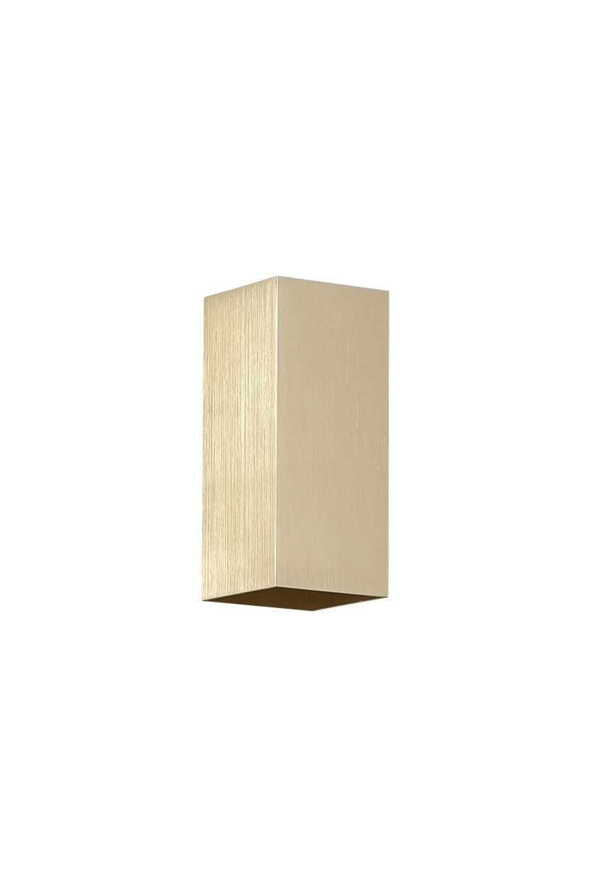 Searchlight Don Vierkant Up&Down Wandlamp, GU10, Goud