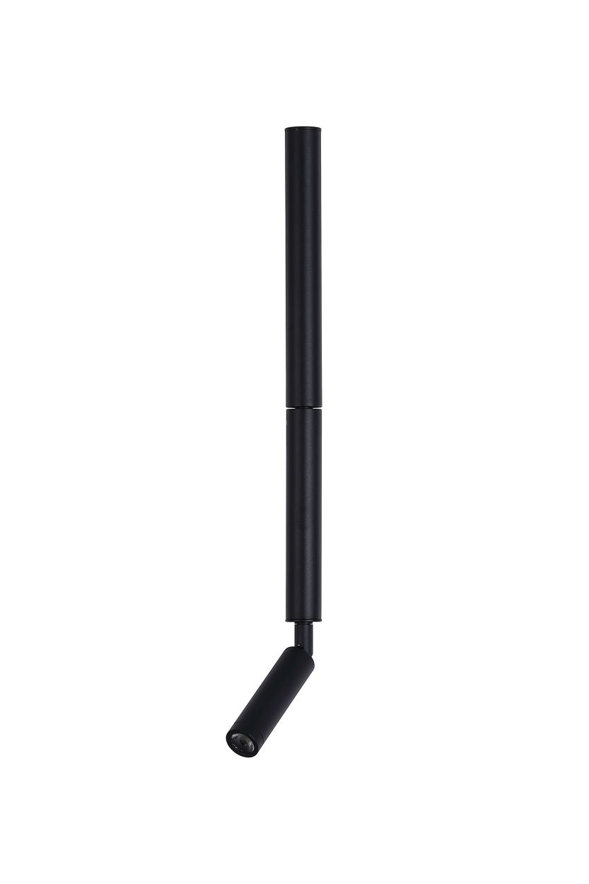 Searchlight Architect LED Wandlamp with Reading Arm, Zwart Metaal