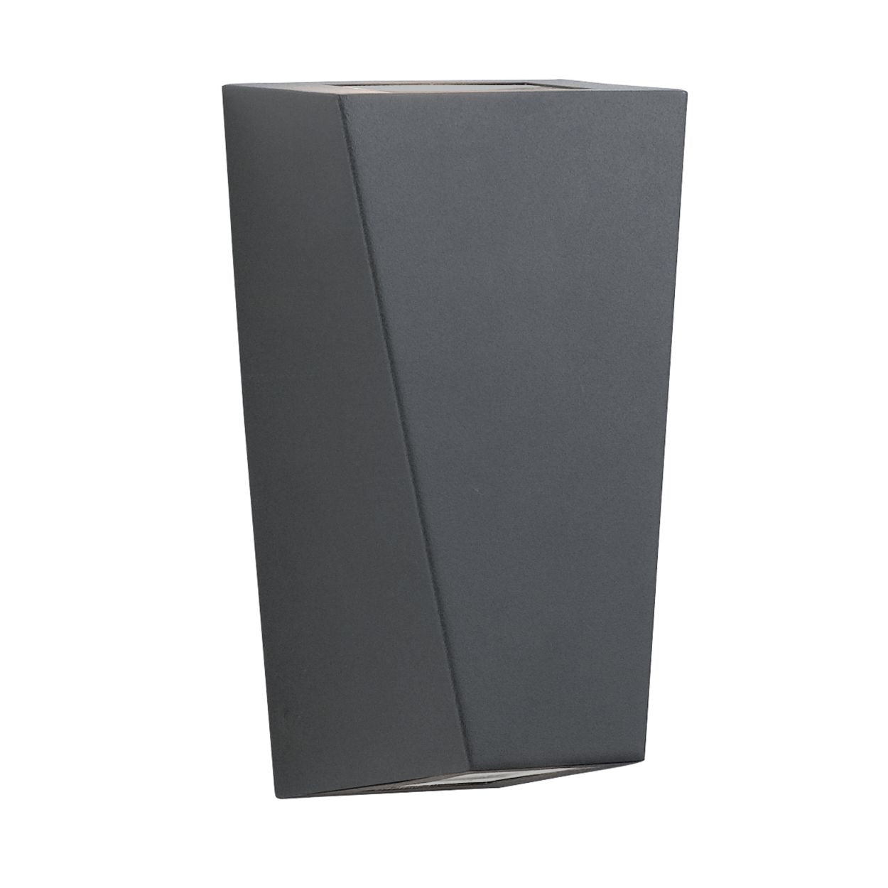 Searchlight Sheffield Buiten Wandlamp Zwart Metaal & Glas