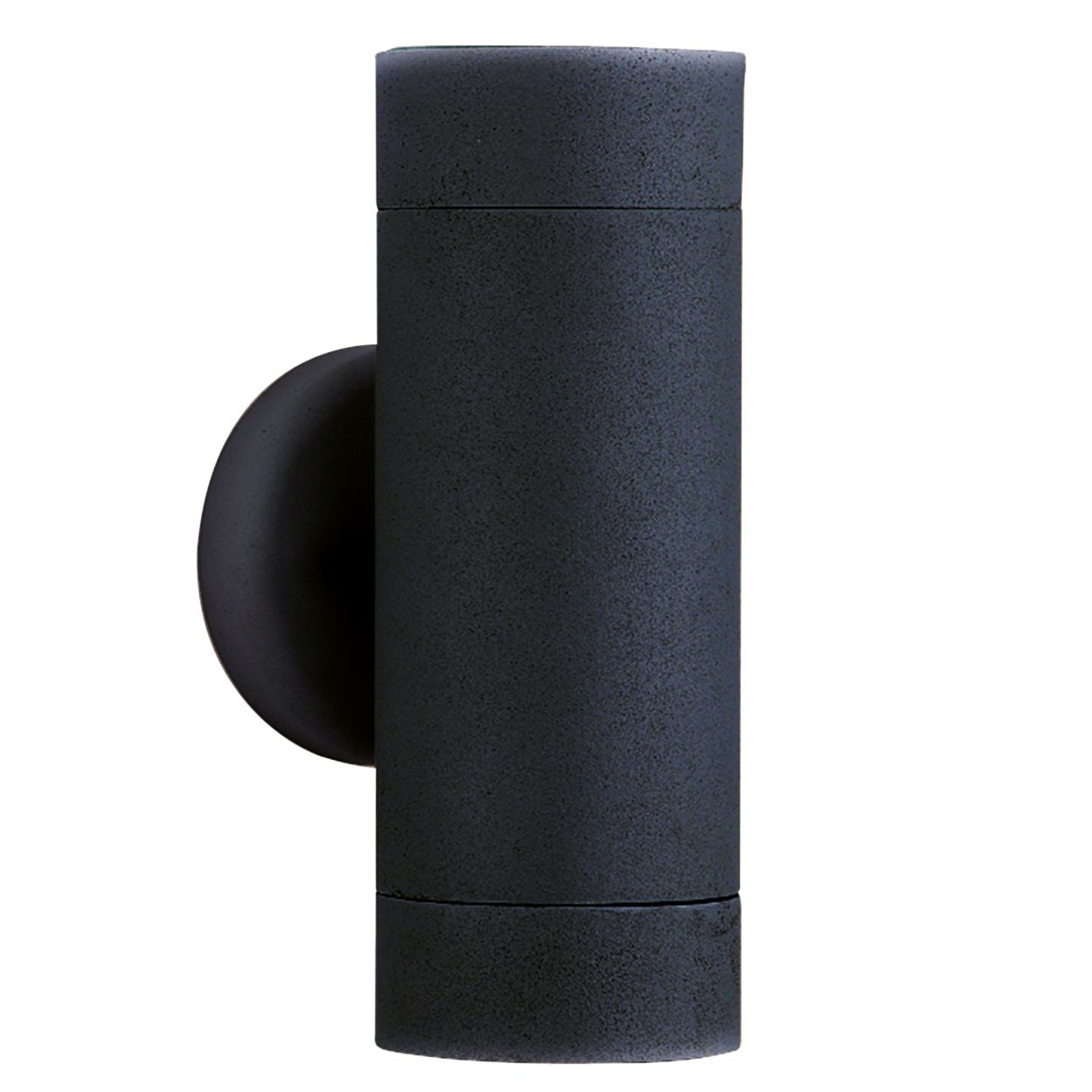 Searchlight Metro Buiten Wandlamp Silk Zwart Metaal & Glas