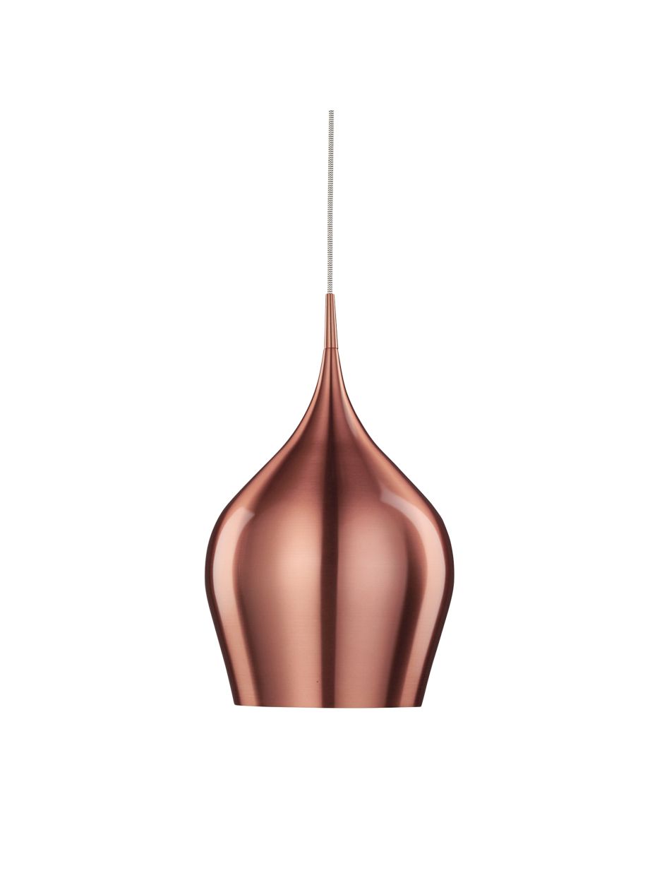 Searchlight Vibrant Hanglamp Metallic Roze Metaal