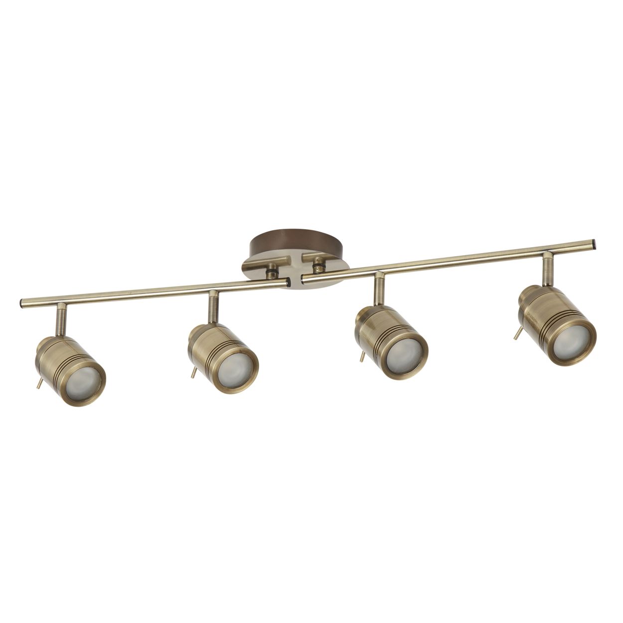 Searchlight Samson 4Lt Split Bar Spot Antique Messing Metaal