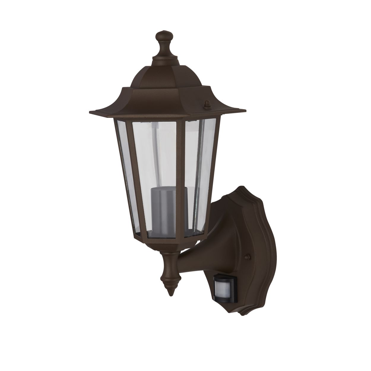 Searchlight Alex Buiten Wandlamp Rust Bruin Metaal & Glas