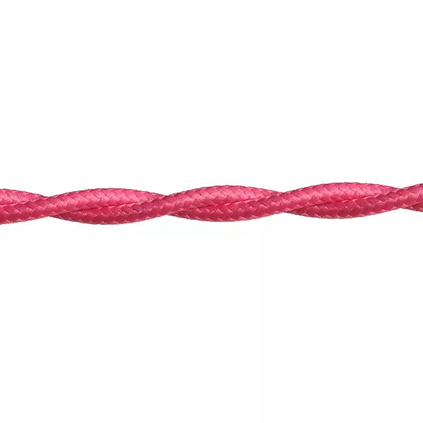 Stofkabel Gedraaid Fuchsia per meter