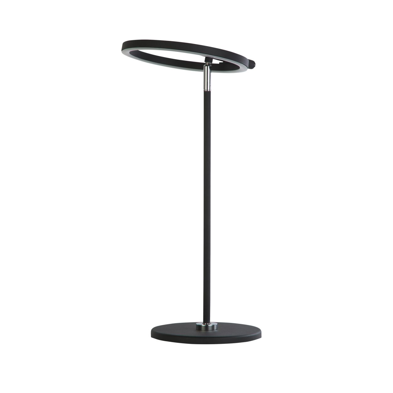 Searchlight Space LED Tafellamp, Zwart Metaal