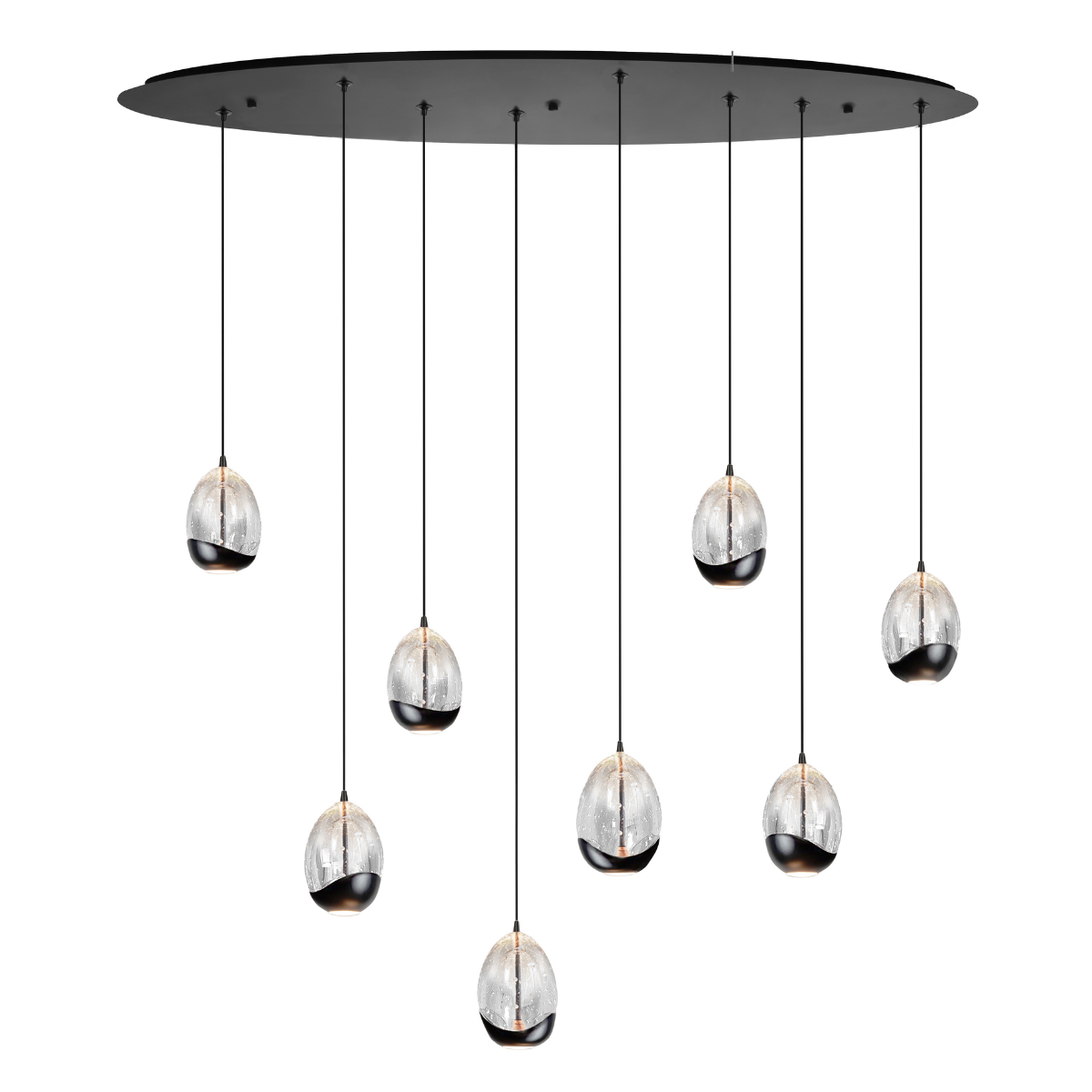 Highlight Hanglamp Clear Egg Ovaal 8L