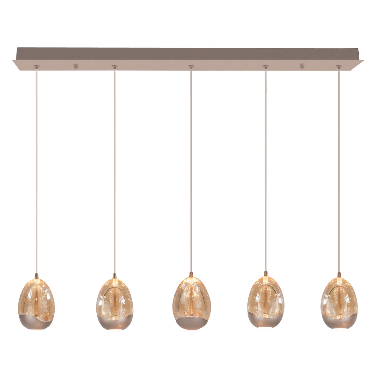 Highlight Hanglamp Champagne Recht 5L