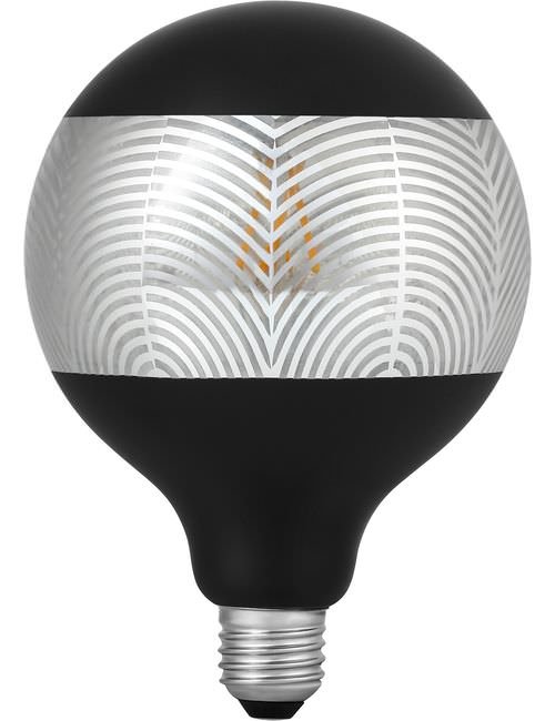 SPL LED E27 Fila Laser Leaf G125x180 230V 120Lm 4W 925 AC Black Dim