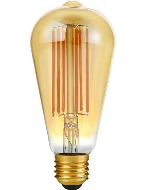 SPL LED E27 Fila Rustika ST64x143 230V 550Lm 6.5W 922 AC Gold Dim