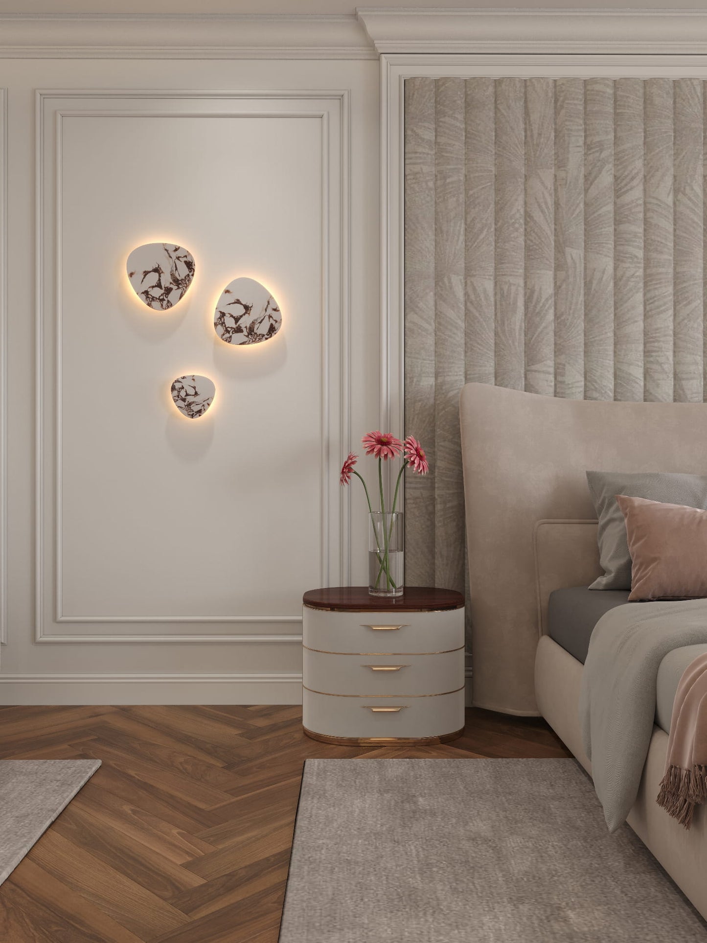 Maxlight W0389 Wandlamp Marbles 6W Wit