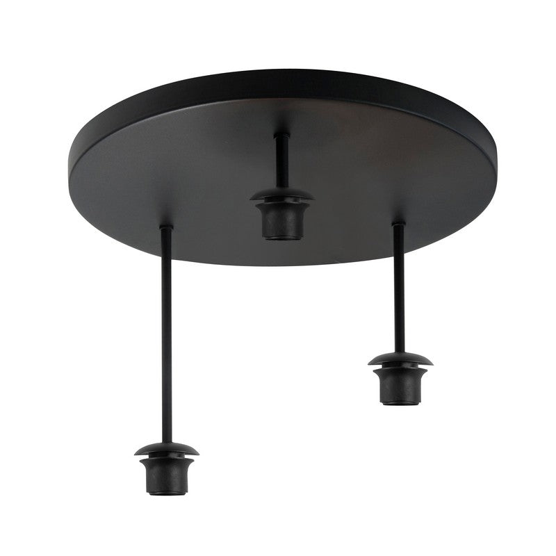 Highlight Plafondlamp met 3 pendels voor glas 45cm