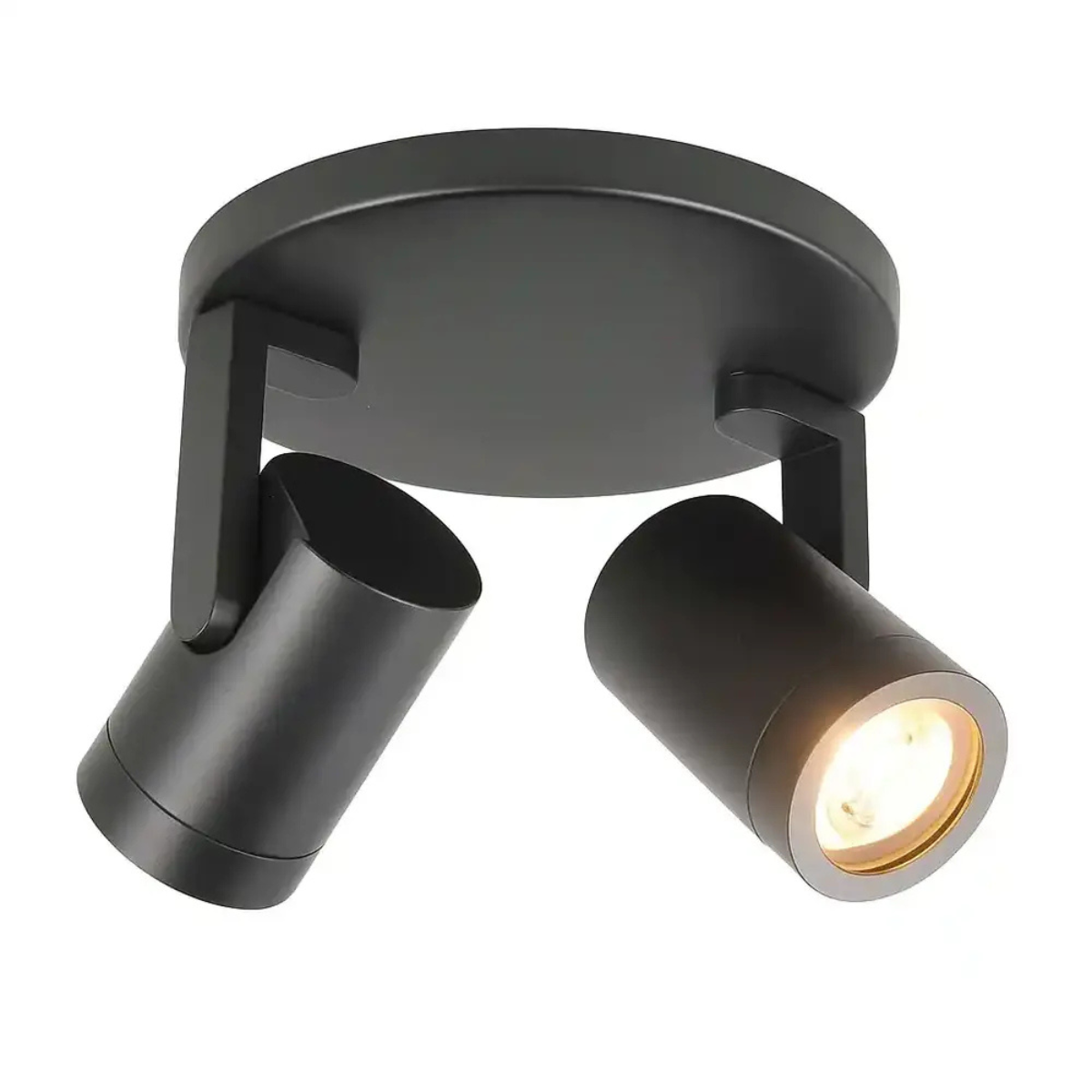 Highlight Opbouwspot Halo Zwart Rond 2L