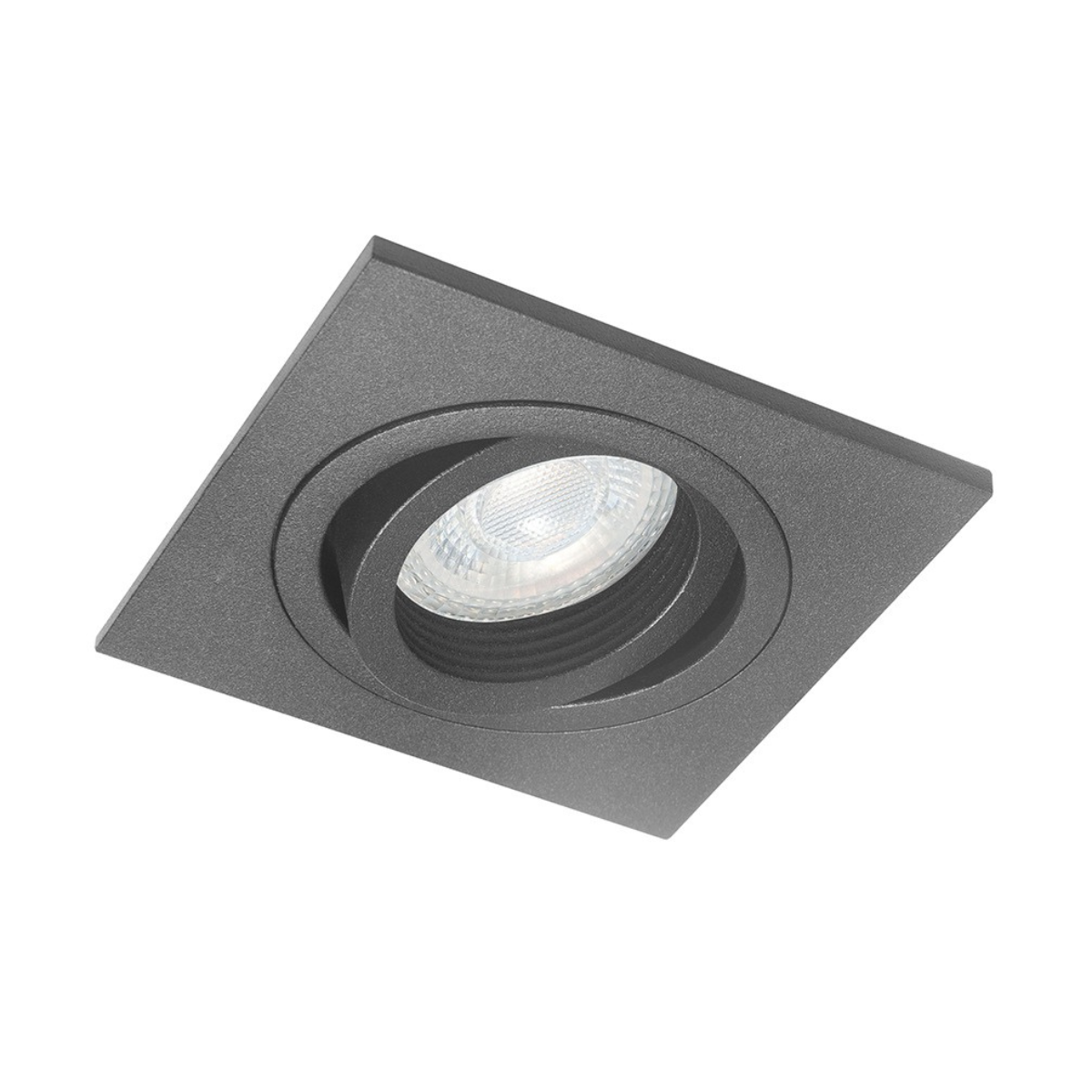 Highlight Inbouwspot Zwart Vierkant