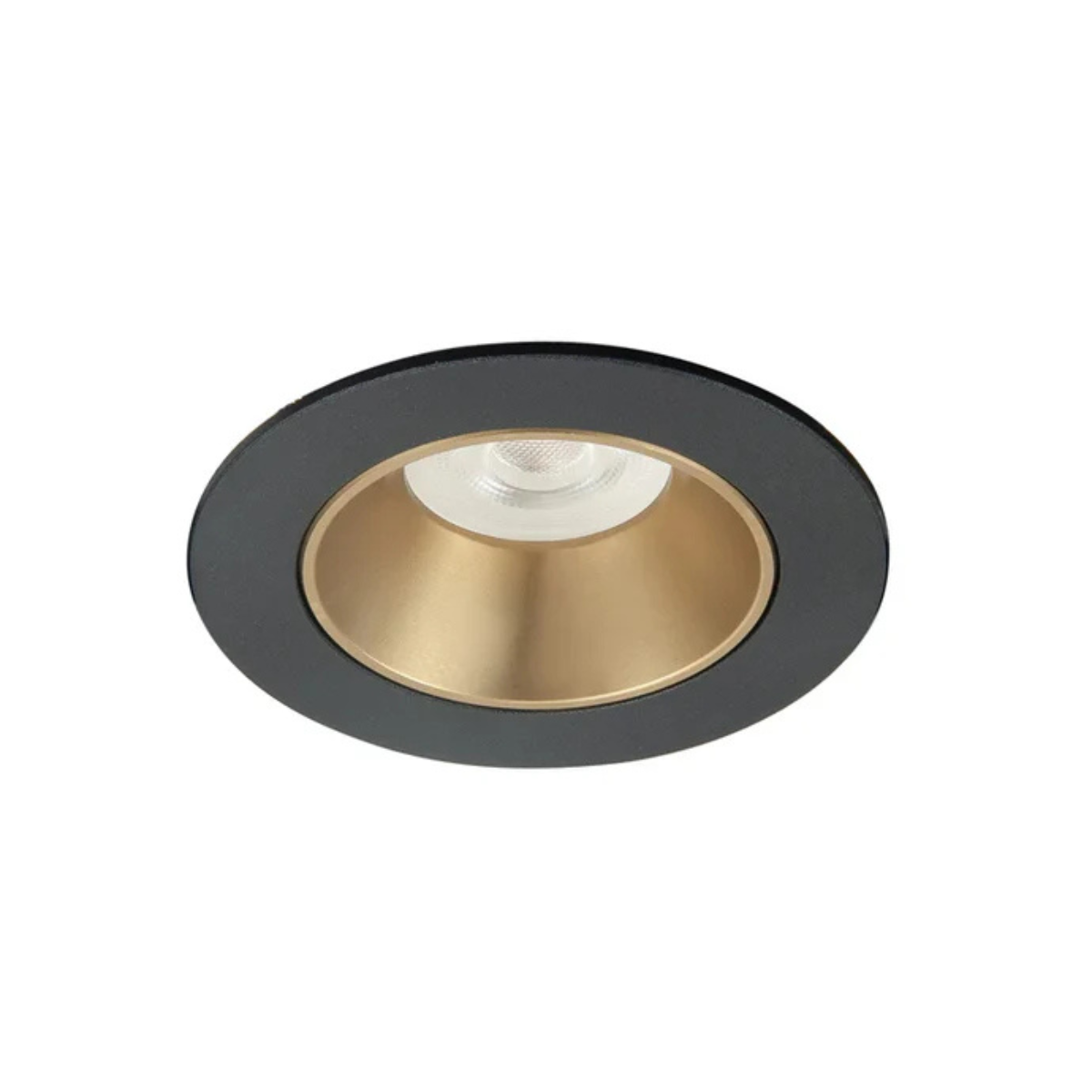 Highlight Inbouwspot Zwart/Goud S