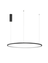 Hanglamp Tarquin 80cm Zwart 3000K Dimbaar