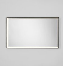 Badkamerspiegel Ambor Zwart 70x120cm anti-condens