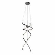 MAXLIGHT P0500D  Hanglamp RITZ POLISHED Zwart