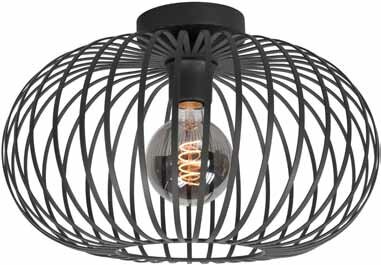 Plafondlamp Bolato 38cm Zwart