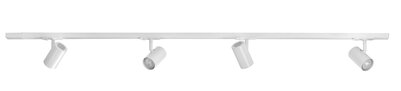 Complete set Trackverlichting Basic Gali 1,5 meter Wit incl. 4 spots