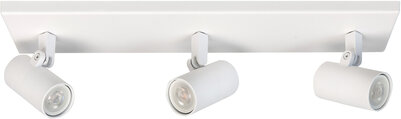 Opbouwspot Piccolo 3 Recht Wit
