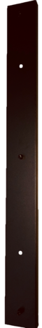 Plafondbalk Zwart 90cm met 3 gaten