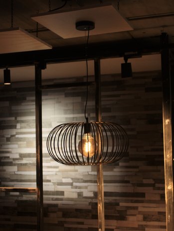 Hanglamp Bolato 50cm Zwart