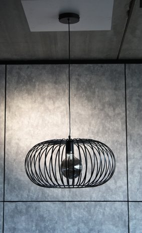 Hanglamp Bolato 50cm Zwart