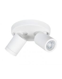 IP44 Opbouwspot Oliver 2 Rond Wit