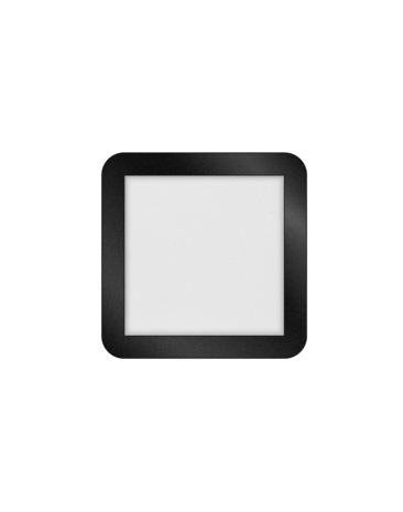 Anne LED Plafonnière vierkant 12W zwart