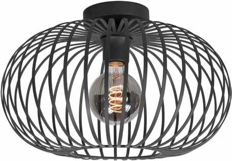 Plafondlamp Bolato 50cm Zwart