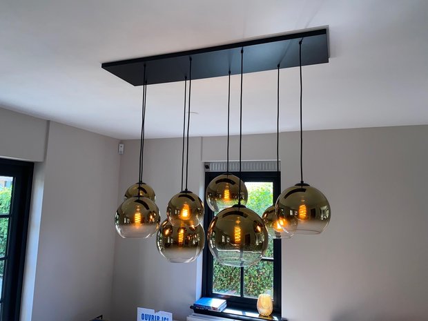 Hanglamp Bowl Model 8 Semi Gold