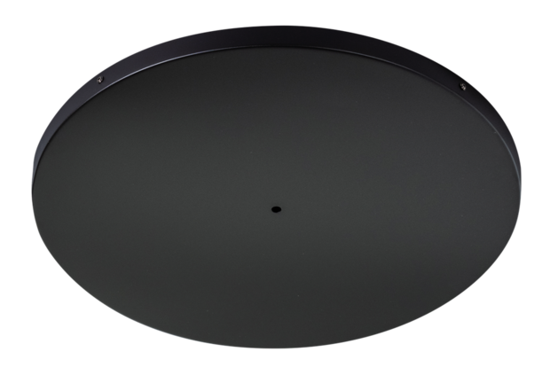 Plafondplaat Zwart 80cm (aantal gaten zelf te bepalen)