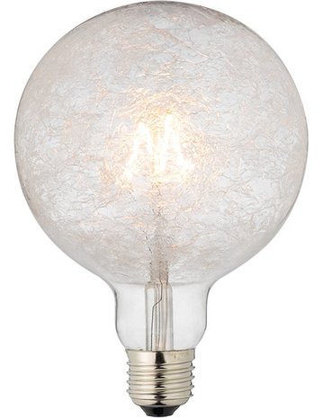 LED E27 G125 Ice Helder 4 Watt Dimbaar