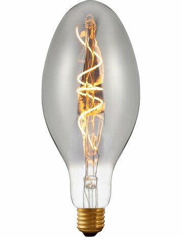 LED E27 Ellipse Smoke 4W Dimbaar