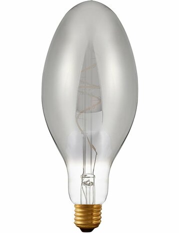 LED E27 Ellipse Smoke 4W Dimbaar