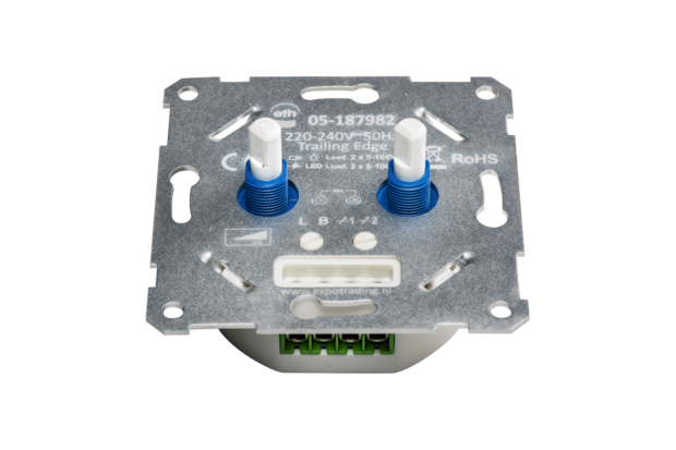 DUO LED Inbouwdimmer 2x 5-100W 