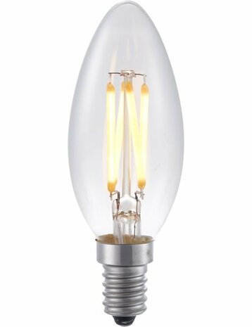 LED E14 Kaars Helder 4 Watt Dimbaar