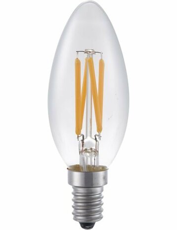 LED E14 Kaars Helder 4 Watt Dimbaar