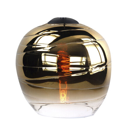 Glas Apple 26cm Semi Goud