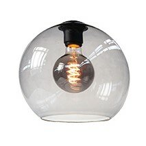 Glas Bowl 20cm Zwart